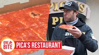 Barstool Pizza Review  Picas Restaurant Upper Darby PA [upl. by Namwob]