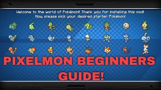 Minecraft Pixelmon Mod Getting Started Guide [upl. by Hanschen]