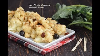 Cavolfiore ripassato in padella  Ricette che Passione [upl. by Noraed]