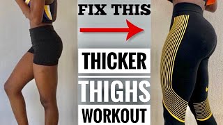 GET THICKER THIGHS AND CALVES BEGINNER LEG WORKOUT Results in 2 Weeks [upl. by Joris]