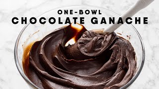 Silky smooth Chocolate Ganache Recipe [upl. by Bethel]