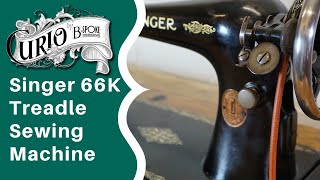 Singer 66 Treadle Sewing Machine  How to Set Up amp Use [upl. by Homans478]