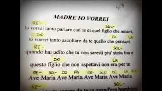 Madre Io Vorrei con accordi [upl. by Nue]