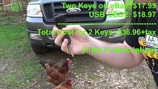 How to Program a 2005 Ford F150 Chip Key When You Only Have 1 Original Key [upl. by Normac]