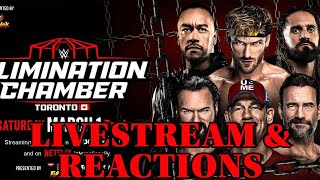 ELIMINATION CHAMBER 2025 LIVESTREAM AND REACTIONS [upl. by Baxie638]