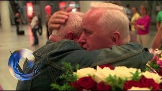 Twins reunited after 70 years apart  BBC News [upl. by Emiolhs]