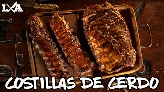 Las Mejores Costillas de Cerdo Ahumadas  Receta de Locos X el Asado [upl. by Isaac]