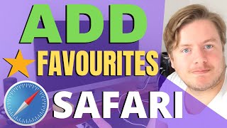 How to Add to Favourites on Safari Mac 2021 [upl. by Arlon]