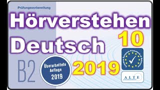 Telc B2 Prüfung Modelltest 10 B2 allgemein Hörverstehen Deutsch 03092019 [upl. by Kotz386]