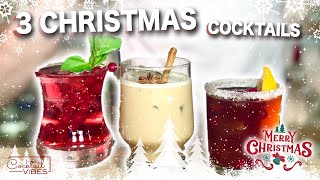 3 Wonderful CHRISTMAS Cocktails [upl. by Ztnahc]