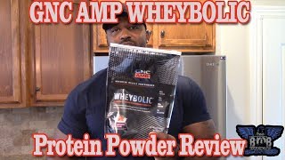 Supplement Review GNC AMP WheyBolic Protein Powder [upl. by Aicetel949]