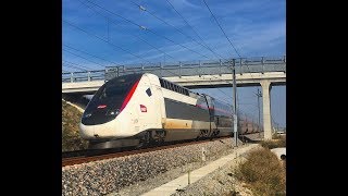 TGV en France  High speed Train in France [upl. by Idolla61]