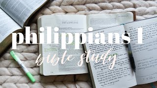 BIBLE STUDY WITH ME  Philippians 1 [upl. by Amapuna329]