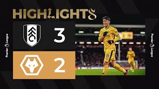 Late penalty defeat  Fulham 32 Wolves  Highlights [upl. by Savage]