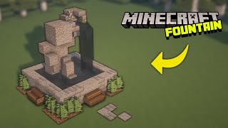 Minecraft Fountain Tutorial  Designs [upl. by Fineberg311]