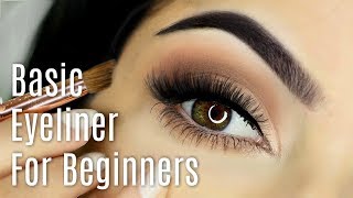 Beginners Eyeliner Makeup Tutorial  How To Apply Eyeliner [upl. by Bayly892]