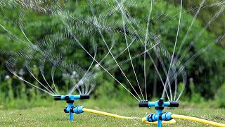 Automatic 360° Rotation Garden Sprinklers 2020 — Save water and money [upl. by Nellie687]