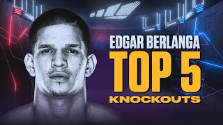 Top 5 Edgar Berlanga Knockouts [upl. by Ayahsal]