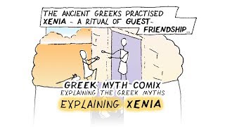 What is XENIA Greek Myth Comix explaining Homeric literature [upl. by Buyers]