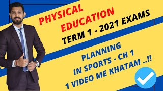 Planning in sports  Class 12  Physical education  One shot  Chapter 1 [upl. by Ettenaej]