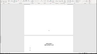 Appendices Word for Office365 [upl. by Iahs]