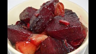 Roasted Beets Recipe  How To Roast Beets [upl. by Danna]