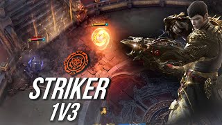 LOST ARK STRIKER 1V3 PvP  BE FASTER [upl. by Meece]