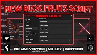 NEW Blox Fruits ScriptHack Speed Hub X  Auto Farm  Auto Raid  Auto V4 Mobile amp PC [upl. by Lyckman363]