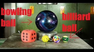 Crushing Balls With Hydraulic Press VOL 3 [upl. by Bowden404]