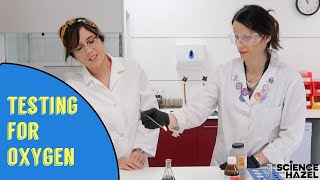 How To Test For Oxygen  Chemistry Practicals [upl. by Tnomad76]