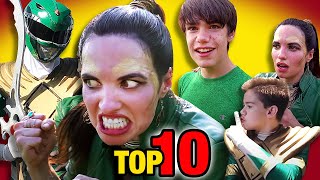 TOP 10 Green Ranger Tommy amp Rita Scenes [upl. by Elocyn]