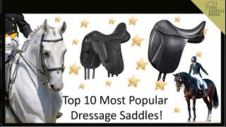 Top 10 Most Popular Dressage Saddles  Which one do you ride in [upl. by Aracot769]