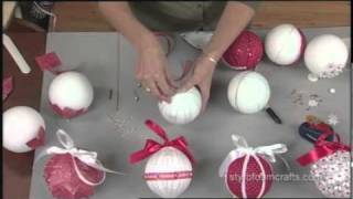 How to Make Five Ornaments in Five Minutes [upl. by Nnahtebazile]