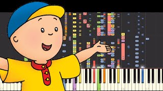 IMPOSSIBLE REMIX  Caillou Theme Song  Piano Cover [upl. by Center879]