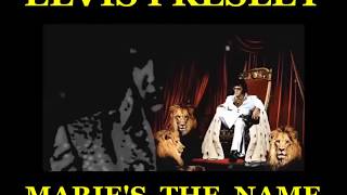 ELVIS PRESLEY  Maries the Name  REMIX [upl. by Airdnaxela]