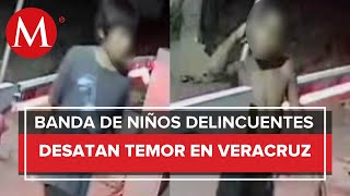 Ellos son quotLos Durazoquot una banda de niños delincuentes de Veracruz [upl. by Yenatirb]