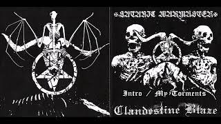 Satanic Warmaster  Clandestine Blaze FULL SPLIT [upl. by Weingartner246]