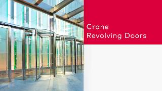 dormakaba Crane Revolving Doors [upl. by Kinnie]