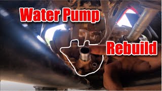 Honda Rincon Water Pump Rebuild [upl. by Osnofledi]