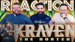 Kraven The Hunter  Official Red Band Trailer REACTION [upl. by Ahsilra867]