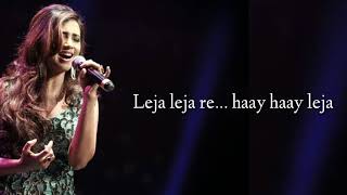 Leja Leja Re lyrical video  Shreya Ghoshal [upl. by Leamiba]