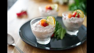 Verrine au saumon [upl. by Aiset]