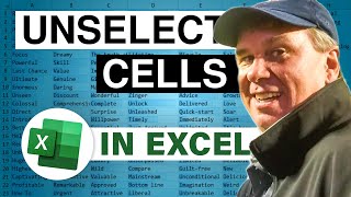 Excel Selection Magic Unselect Cells with Ease  Episode 2262 [upl. by Aciraj836]