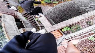 PARKOUR vs SECURITY  Real Chase Situation  GoPro HERO3 [upl. by Erminna]