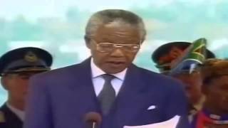 President Nelson Mandela Inauguration Speech May 10 1994 [upl. by Adnohsad]