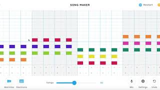 Chrome music lab Song Maker How to make song longer [upl. by Yenitsed]