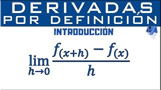 Derivadas usando la definición  Introducción [upl. by Avin]