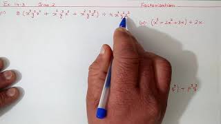 Ex123 Q2 Chapter12 Factorisation  Ncert Maths Class 8  Cbse [upl. by Anirac887]