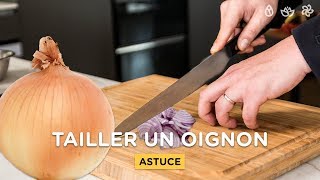 TUTO  COMMENT COUPER UN OIGNON [upl. by Ydnam]