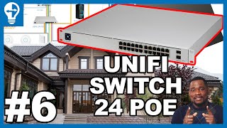 6 Installation of the UniFi Switch 24 PoE for My Home Network  UniFi Network  USW 24 POE [upl. by Siari]